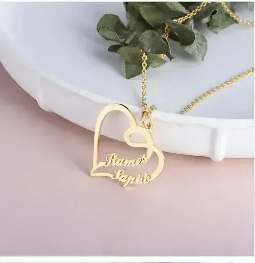 đ Eternal Heart Necklace â 925 Silver Personalized Love Keepsake
