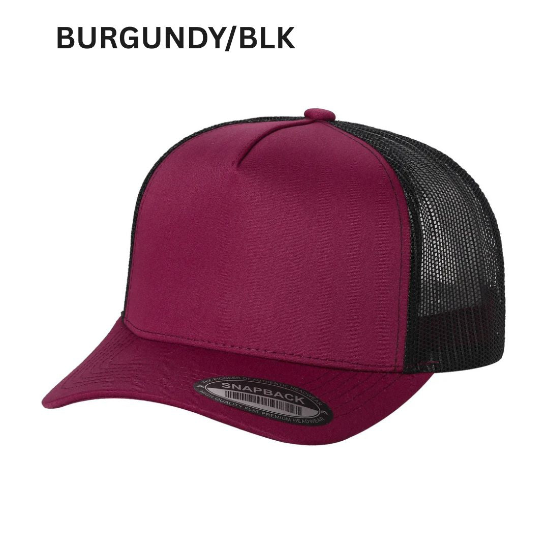 5panel Twill Crown Tracker Mesh Snapback 2tone 5trtm | Burzip Inc