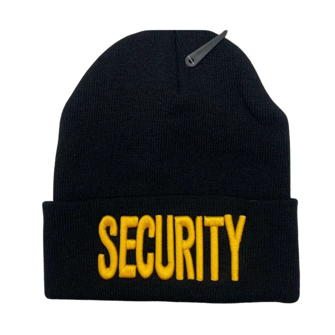 LONG BEANIE W/EMBROIDERY (SECURITY)