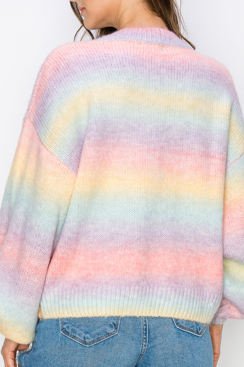 WT0008 PK3 Rainbow Sweater Top | Burzip Inc #WT0008-PK3