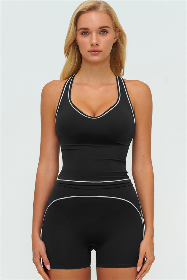 The Amara Crop Top Shorts 2-Piece Set