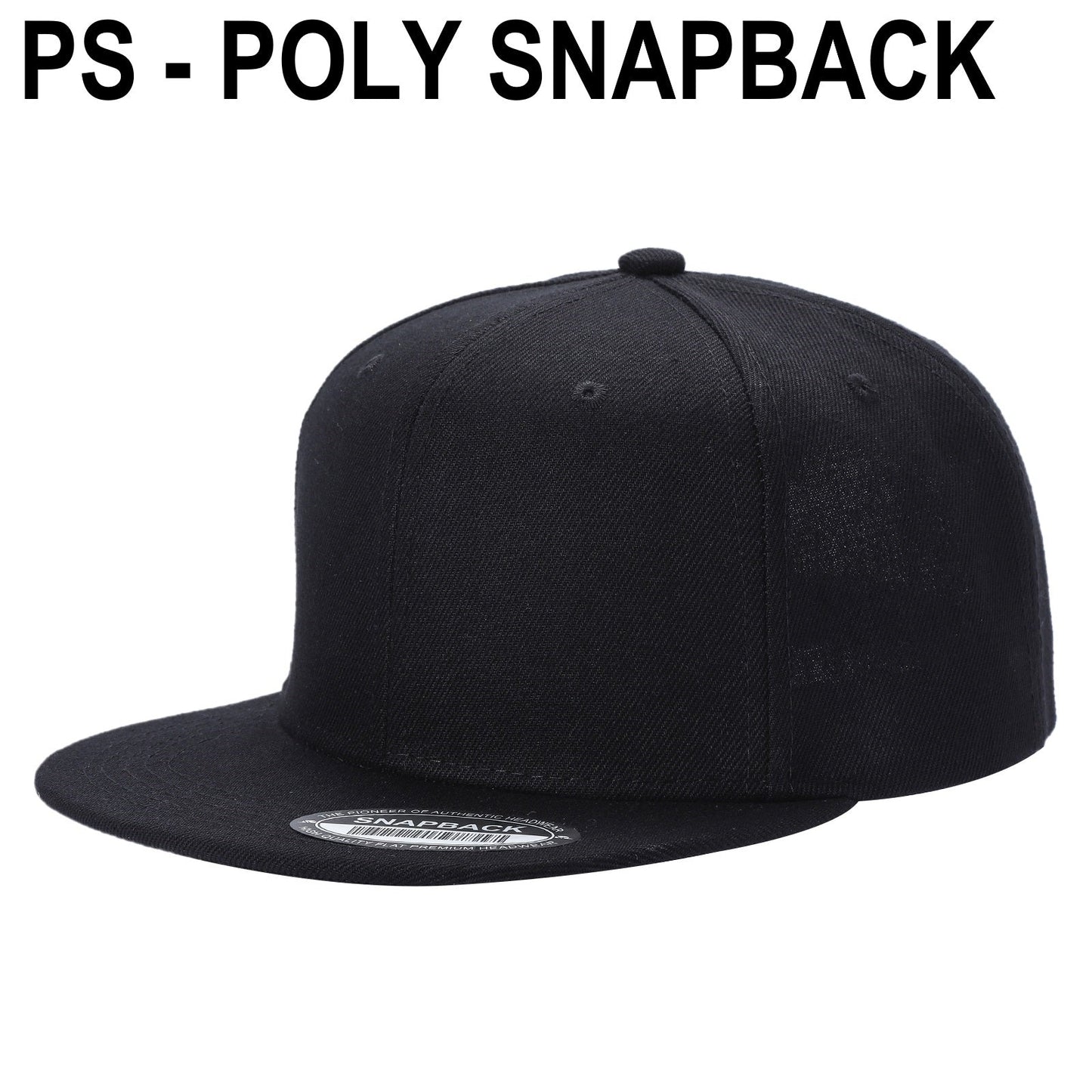 PS-DZ-POLY SNAPBACK FLAT BILL-$2.5*12pcs=$30/DZ
