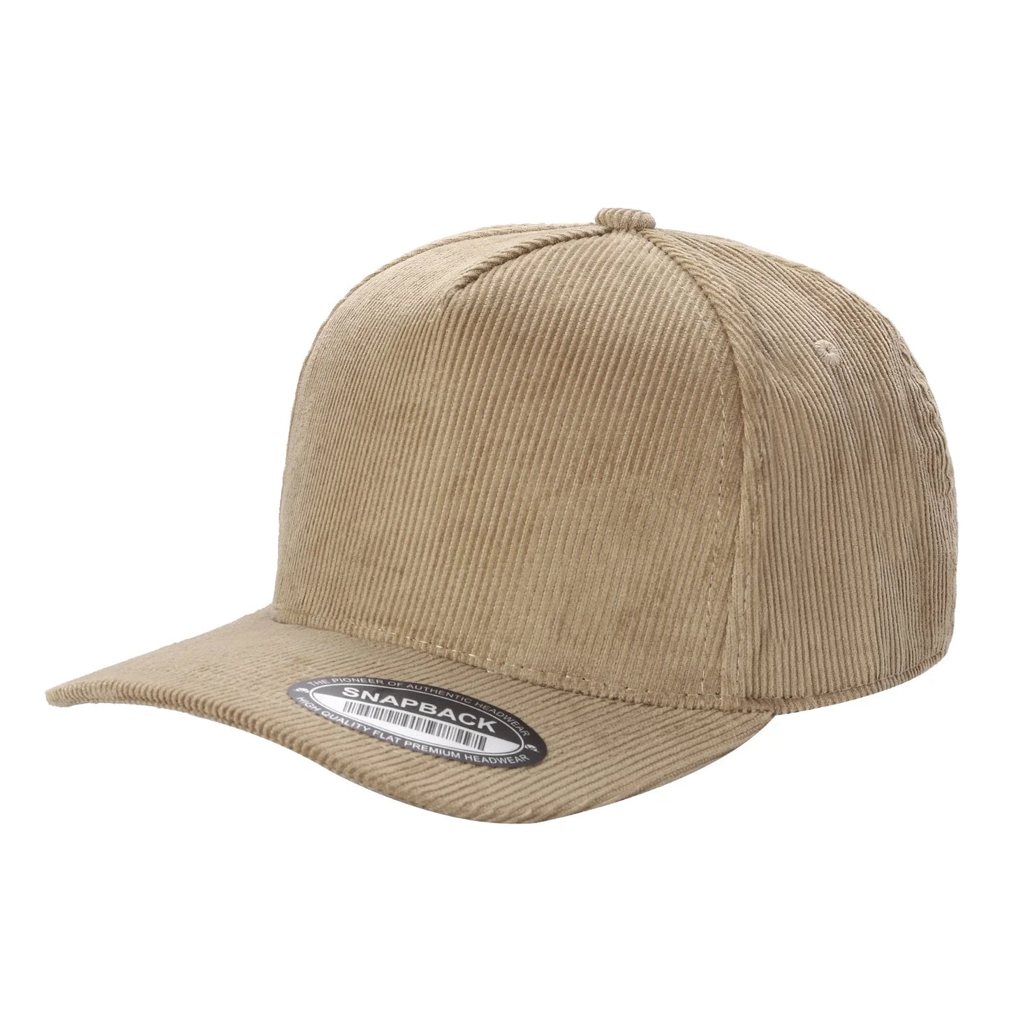5panel Corduroy Fabric Solid Color Snapback Blank Caps 5fc | Burzip Inc