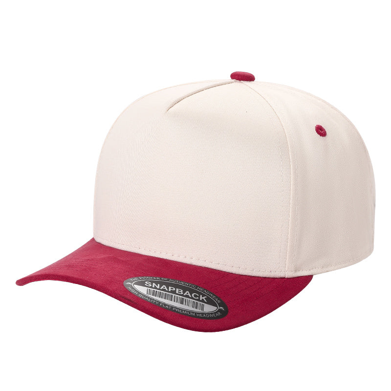 5panel Twill Head Suede Bill Blank Caps Tcs | Burzip Inc