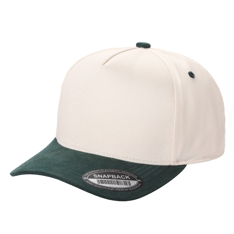5panel Twill Head Suede Bill Blank Caps Tcs | Burzip Inc