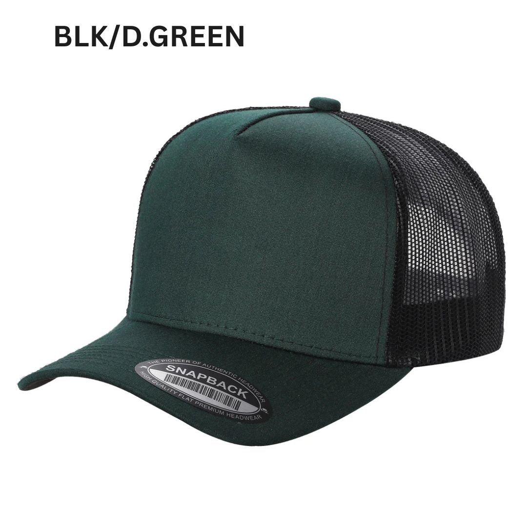 5panel Twill Crown Tracker Mesh Snapback 2tone 5trtm | Burzip Inc