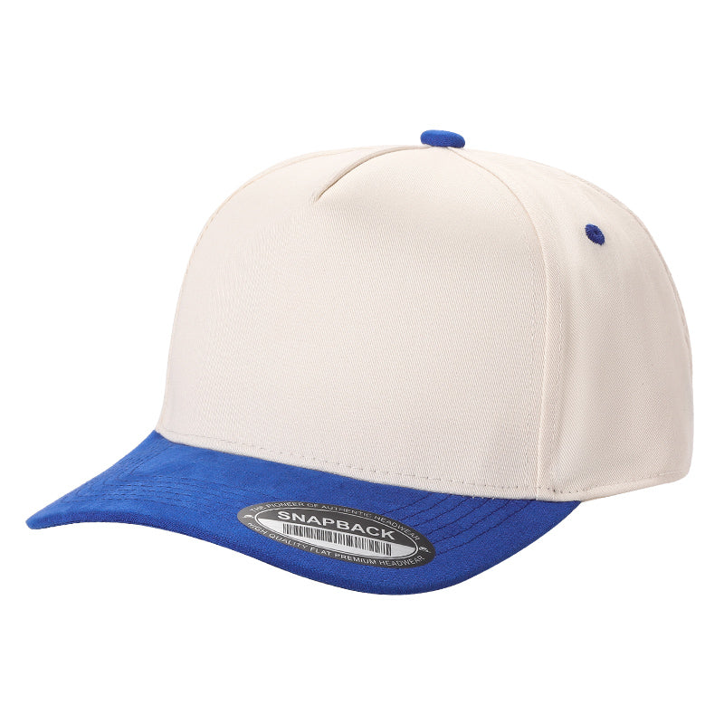 5panel Twill Head Suede Bill Blank Caps Tcs | Burzip Inc