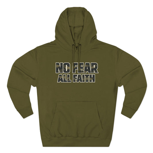 No Fear All Faith Hoodie — 2 Timothy 1:7 Inspirational Pullover