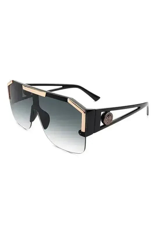 Square Oversize Retro Sunglasses - 100% UV Protection | Femstylo