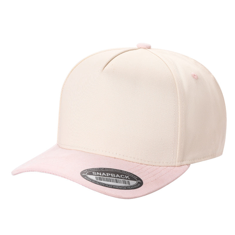 5panel Twill Head Suede Bill Blank Caps Tcs | Burzip Inc