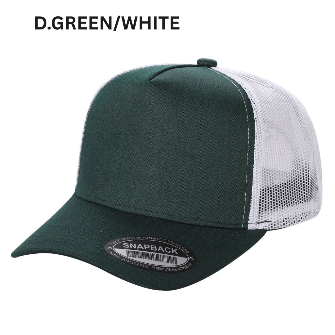 5panel Twill Crown Tracker Mesh Snapback 2tone 5trtm | Burzip Inc