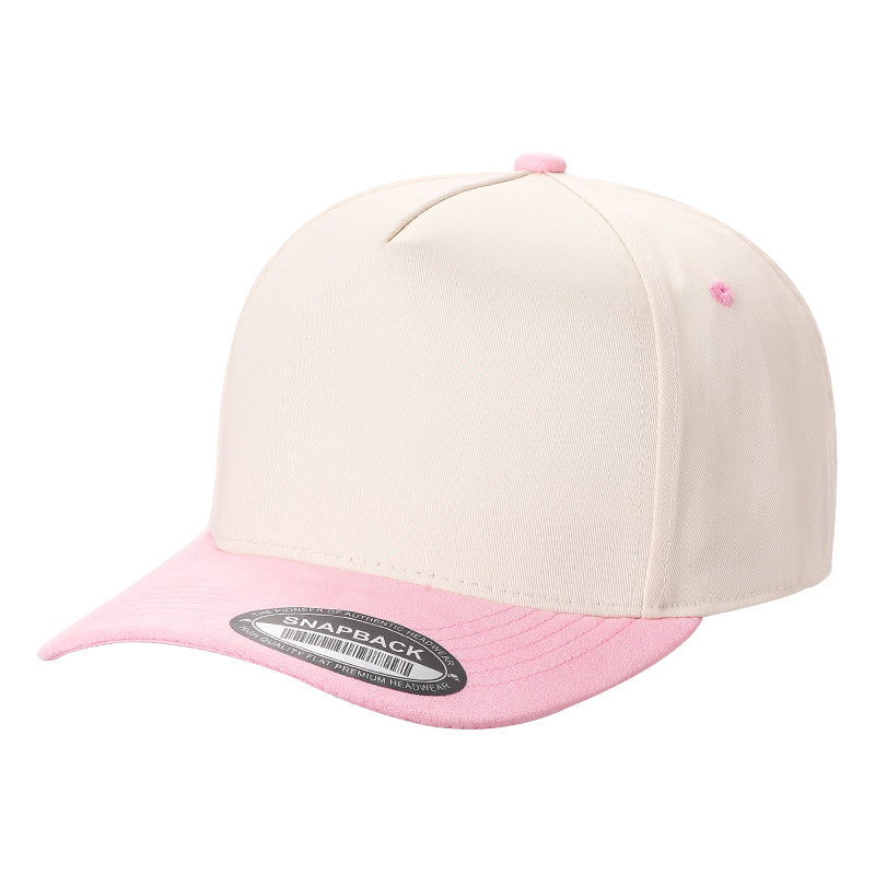 5panel Twill Head Suede Bill Blank Caps Tcs | Burzip Inc