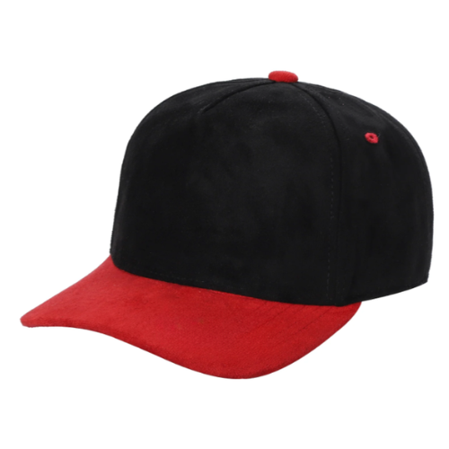 5SUEDE-5Panel Whole Suede Fabric Snapback ballcap-$6.50