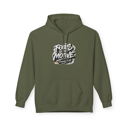 Focus Is The Motive - Graffiti Streetwear Pullover Hoodie