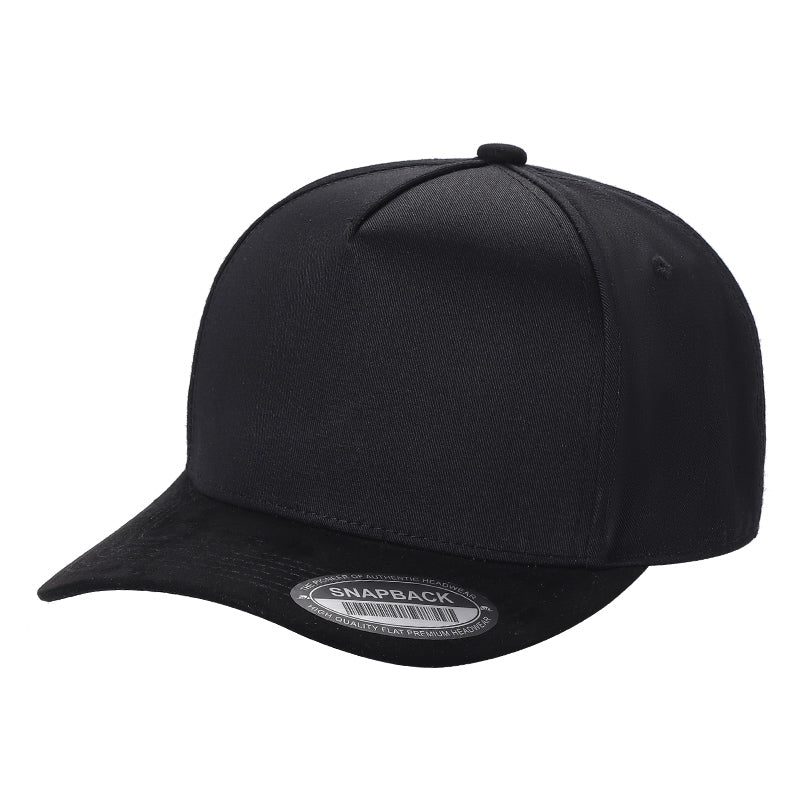 5panel Twill Head Suede Bill Blank Caps Tcs | Burzip Inc