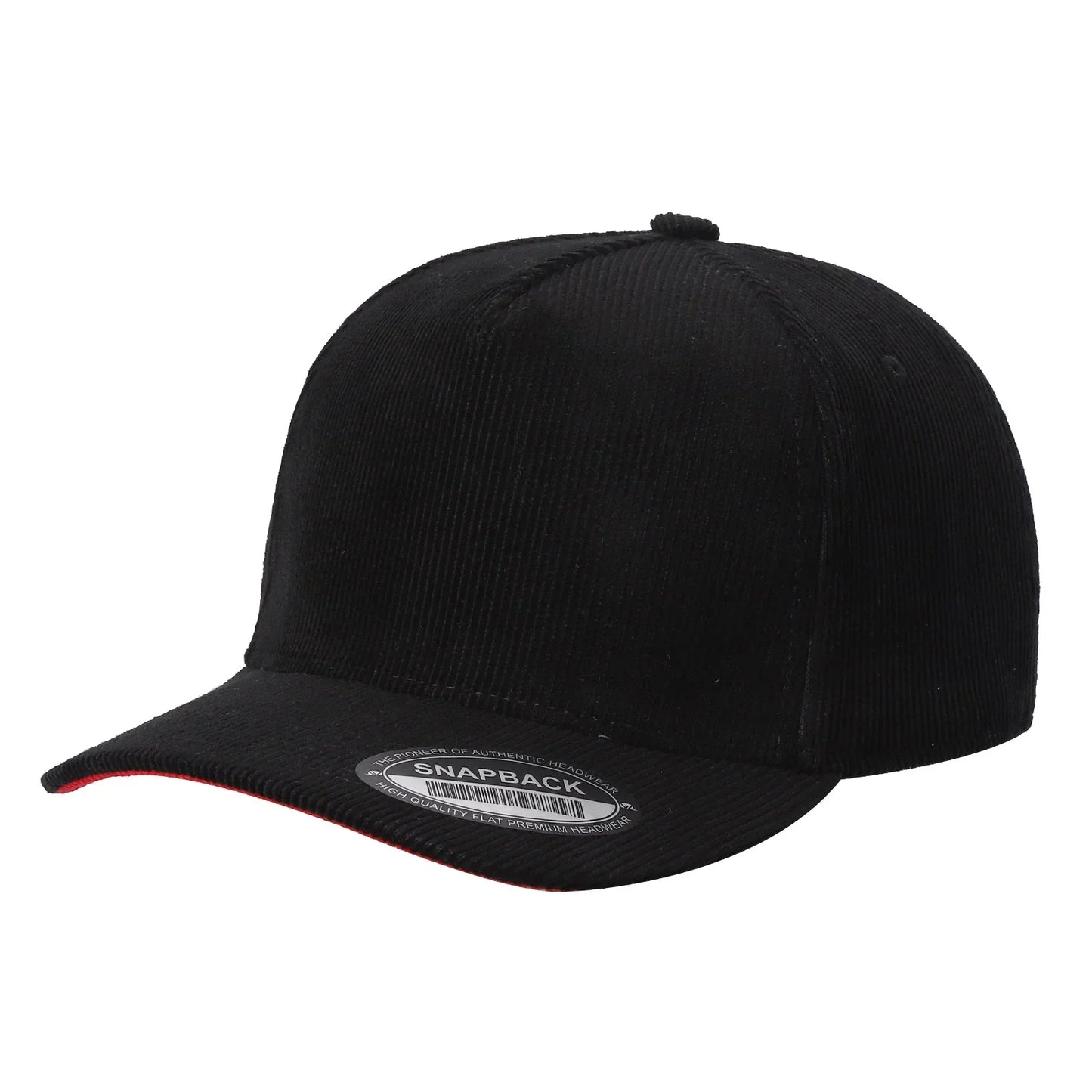 5panel Corduroy Fabric Solid Color Snapback Blank Caps 5fc | Burzip Inc