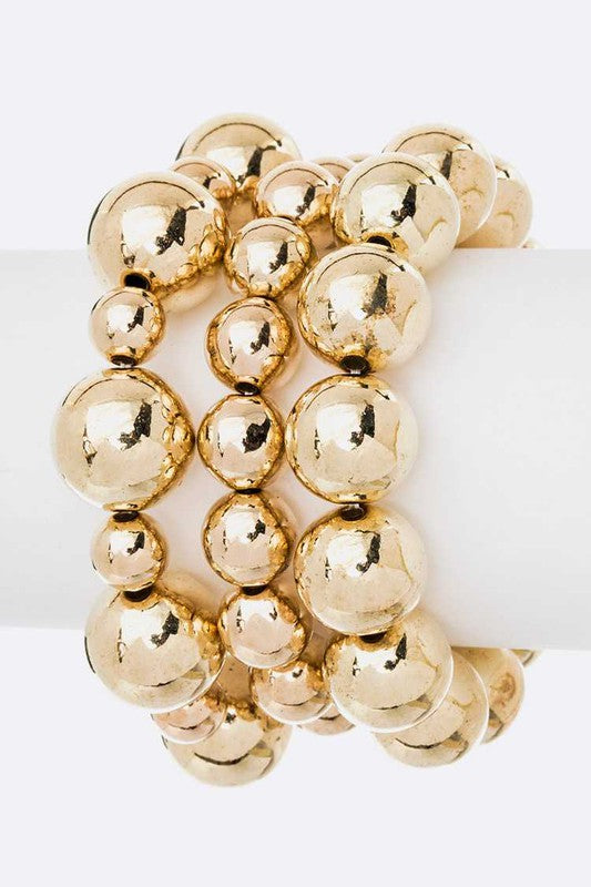 Mix Pearl Stretch Bracelet Set