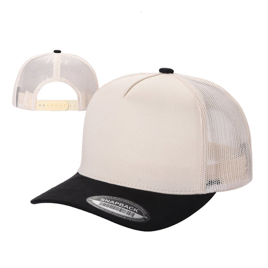 5panel Twillcrown Mesh Back Suede Bill Blank Caps Tcms | Burzip Inc