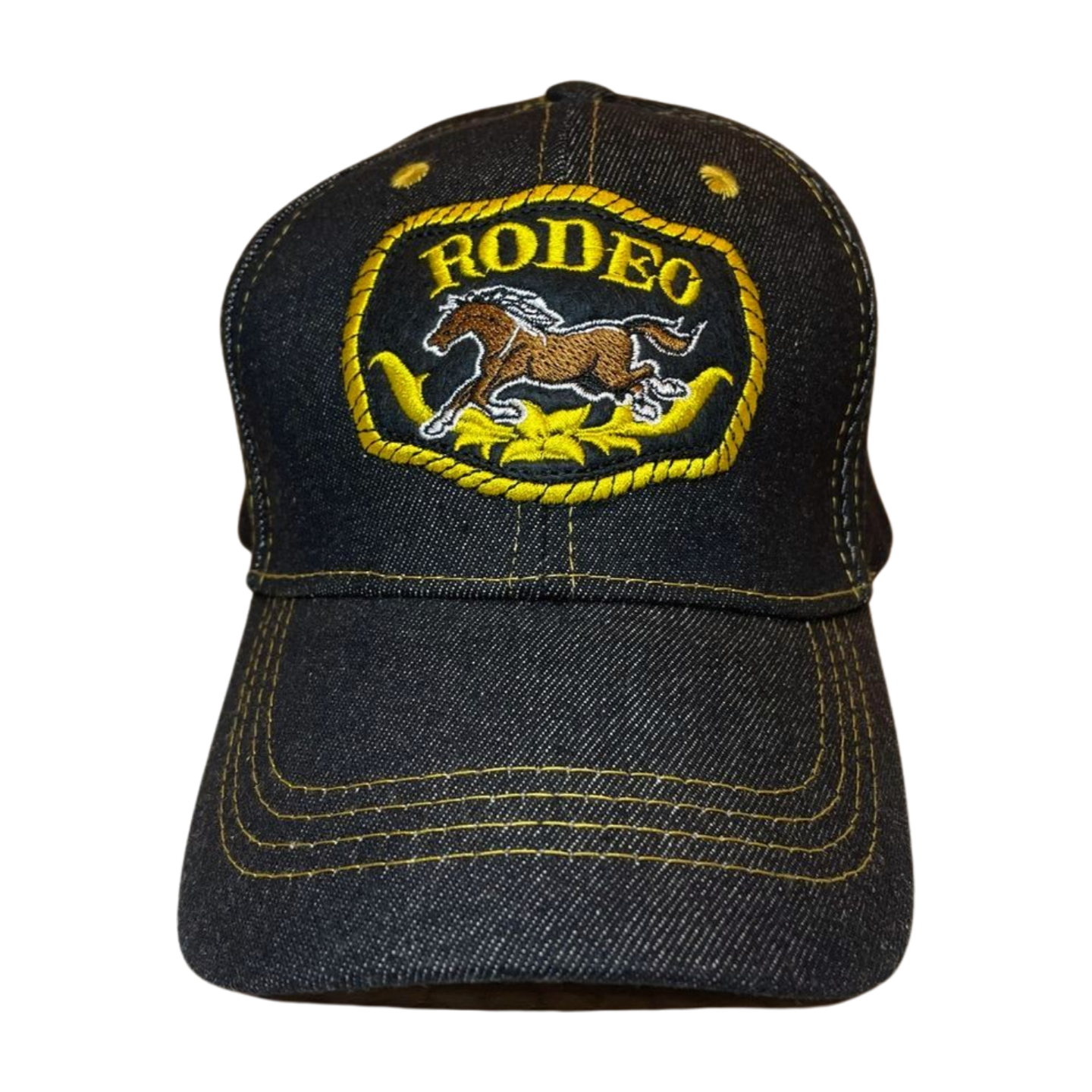 HP-DZ-cowboy embroidery velcro ball cap-$5.50