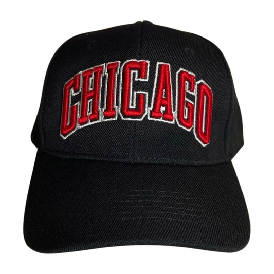 V.CHICAGO-DZ-CHICAGO EMBROIDERY, VELCRO BALLCAP
