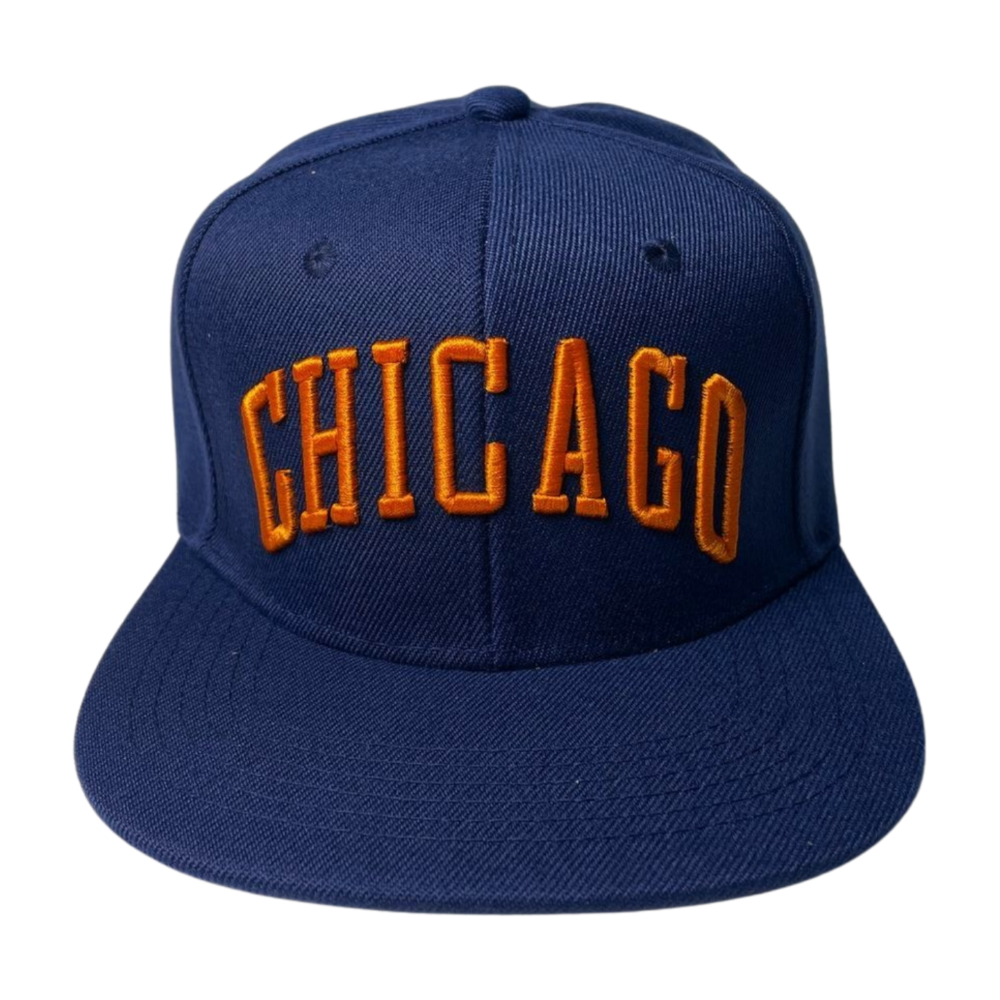 PS-CHICAGO-DZ-CHICAGO EMBROIDERY, FLAT BILL SNAPBACK-$5.50