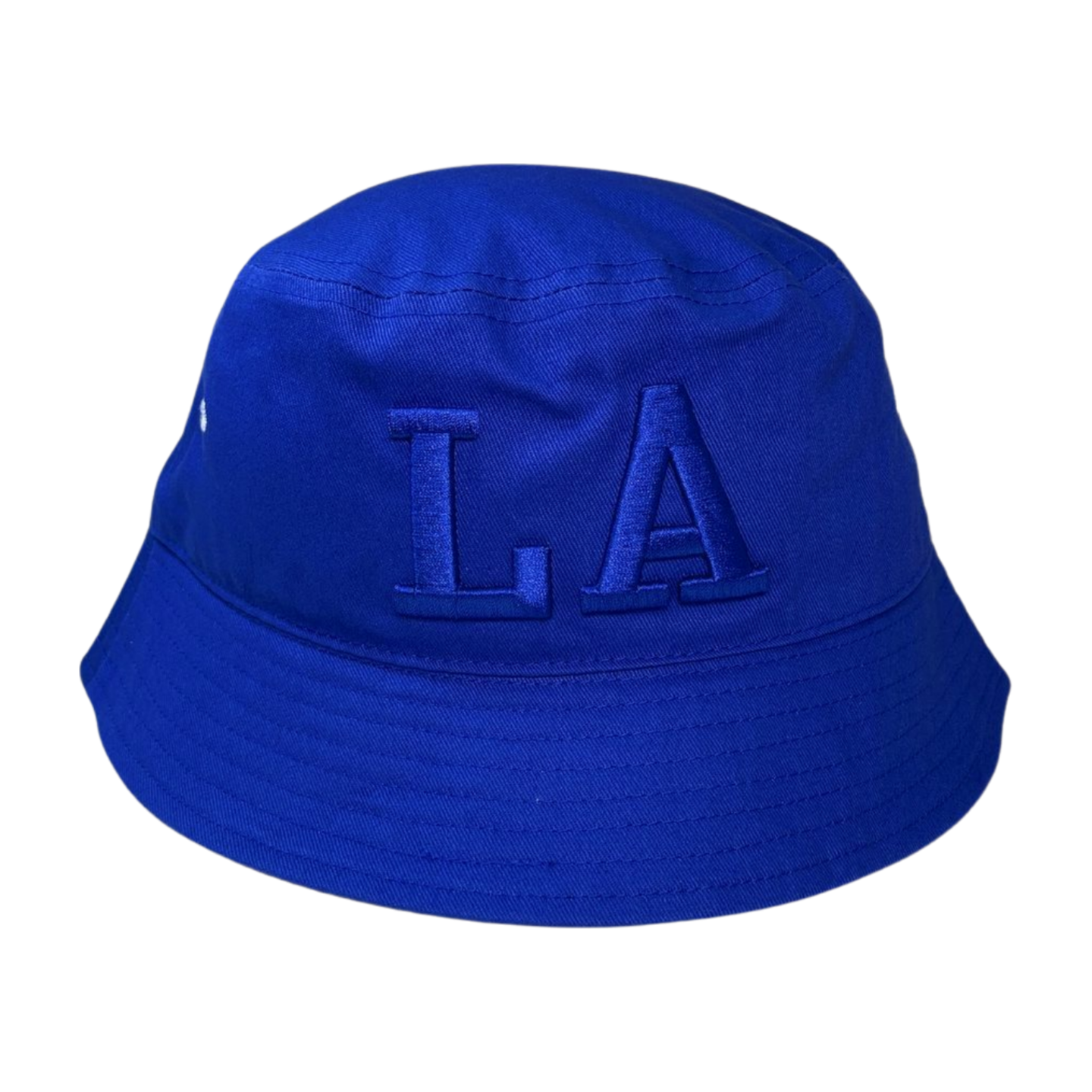 Bucket with College Font LA Embroidery Contrasted Thread Color | Burzip Inc #EMB