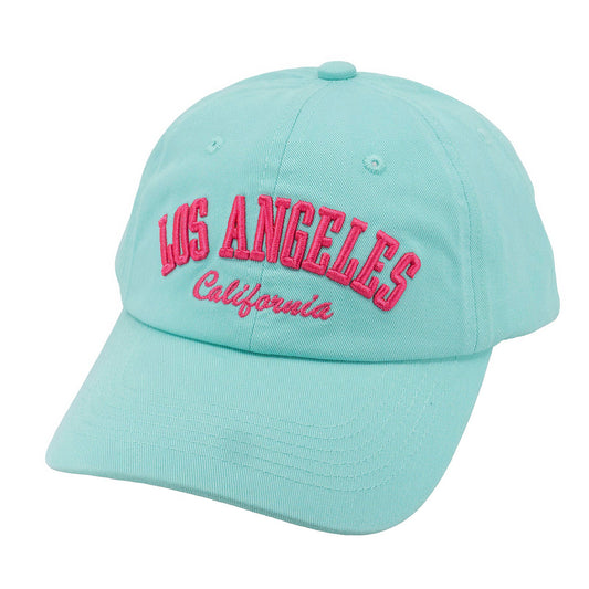 Los Angeles College Font Embroidery On Cotton Dad Hat Embcdh | Burzip Inc #EMB