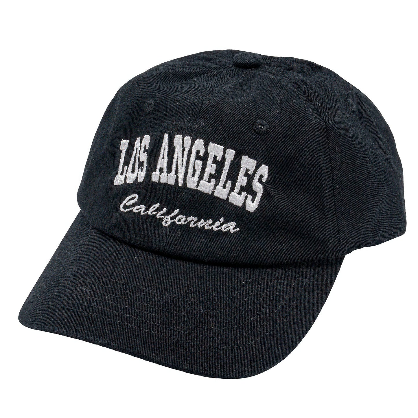 Los Angeles College Font Embroidery On Cotton Dad Hat Embcdh | Burzip Inc #EMB