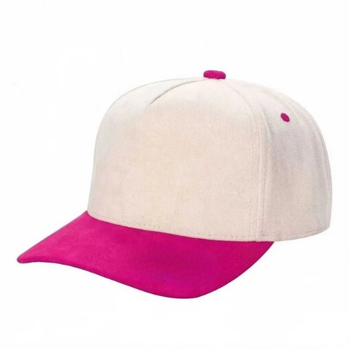 5SUEDE-5Panel Whole Suede Fabric Snapback ballcap-$6.50