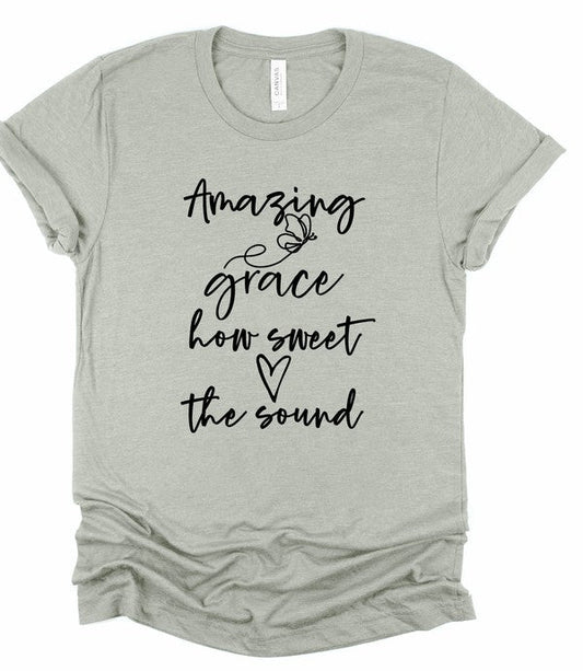Amazing Grace Bella Canvas Graphic Tee