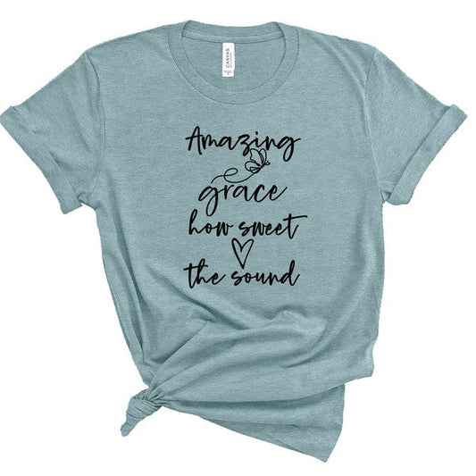 Amazing Grace Bella Canvas Graphic Tee