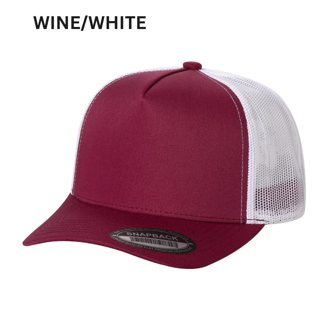 5panel Twill Crown Tracker Mesh Snapback 2tone 5trtm | Burzip Inc