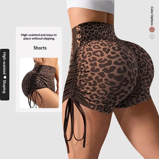 Seamless Peach-Butt High-Waist Yoga Pants – 3/4 Length Fitness Leggings for Women