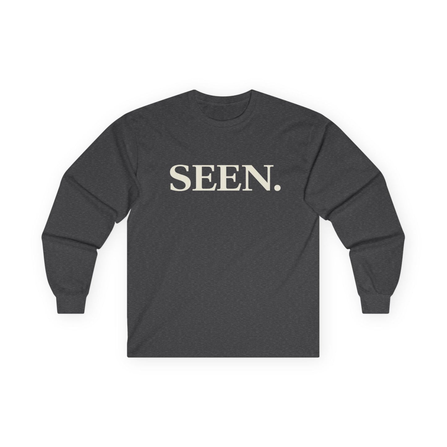SEEN. Long Sleeve Tee – Minimalist Premium Inspirational Identity Apparel