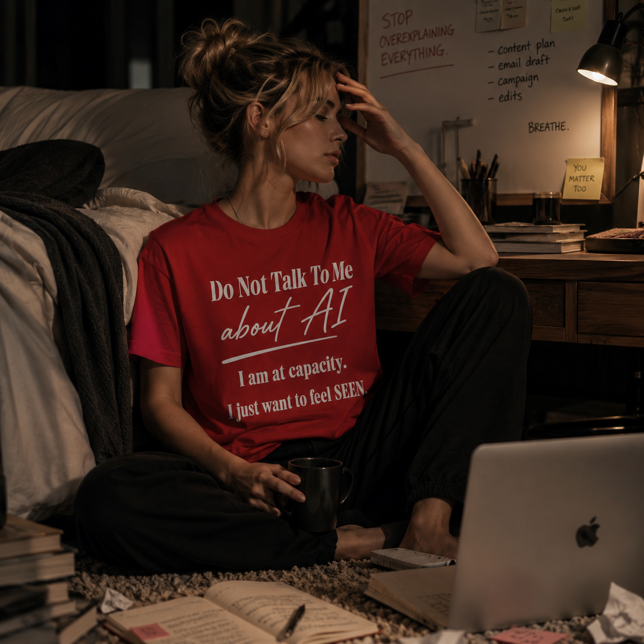 At Capacity. I Just Want To Feel SEEN. Tee