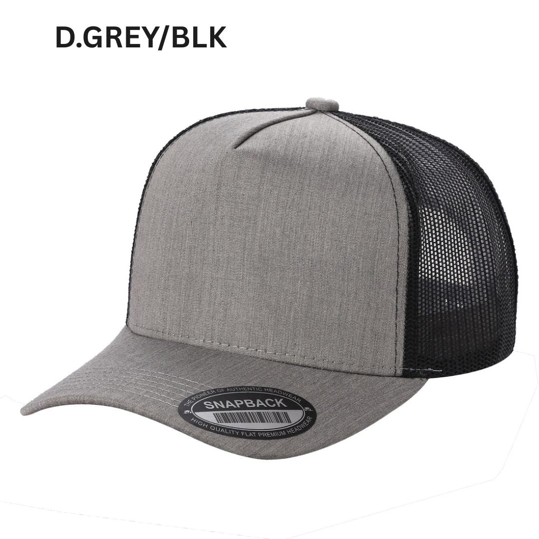 5panel Twill Crown Tracker Mesh Snapback 2tone 5trtm | Burzip Inc