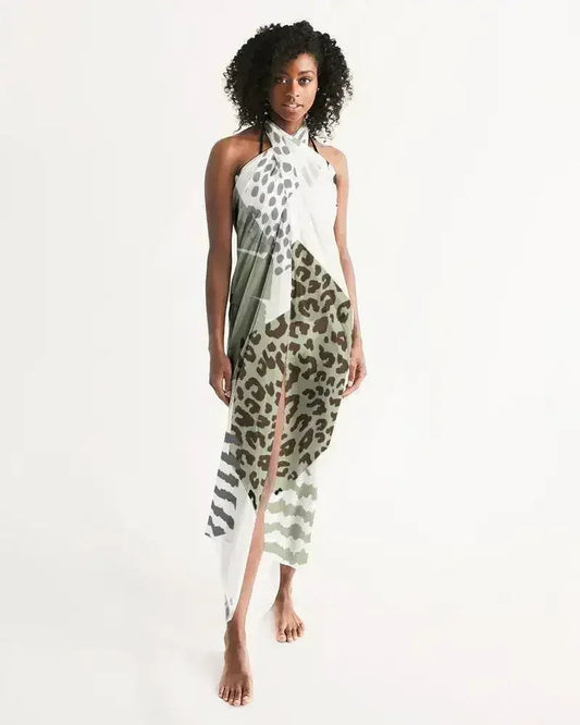 Womens Wrap Sarong - Casual / Swimwear / Beige