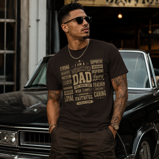 Dedicated Dad Tee — I Am More Than a Title