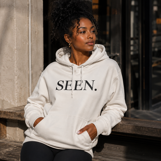 SEEN. Hoodie — Black Ink Edition