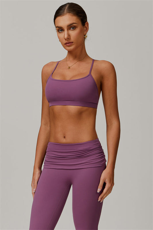 The Juno Star Sports Bra Flared Leggings 2-Piece Set