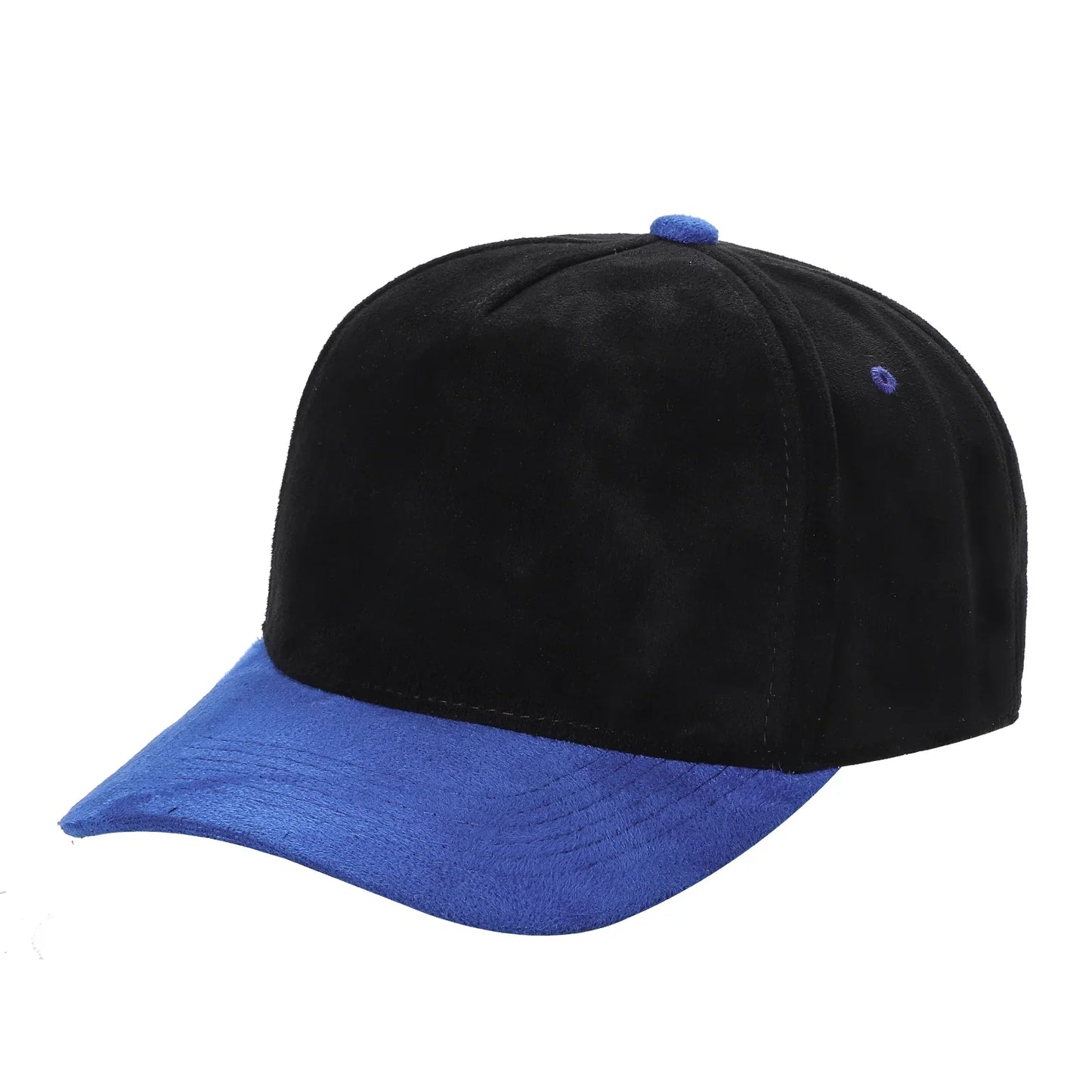5SUEDE-5Panel Whole Suede Fabric Snapback ballcap-$6.50
