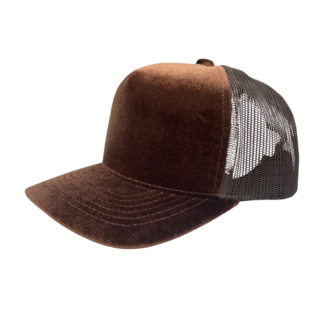 5panel Velvet W/mesh Back 5panel Cap Vvwy | Burzip Inc #VM