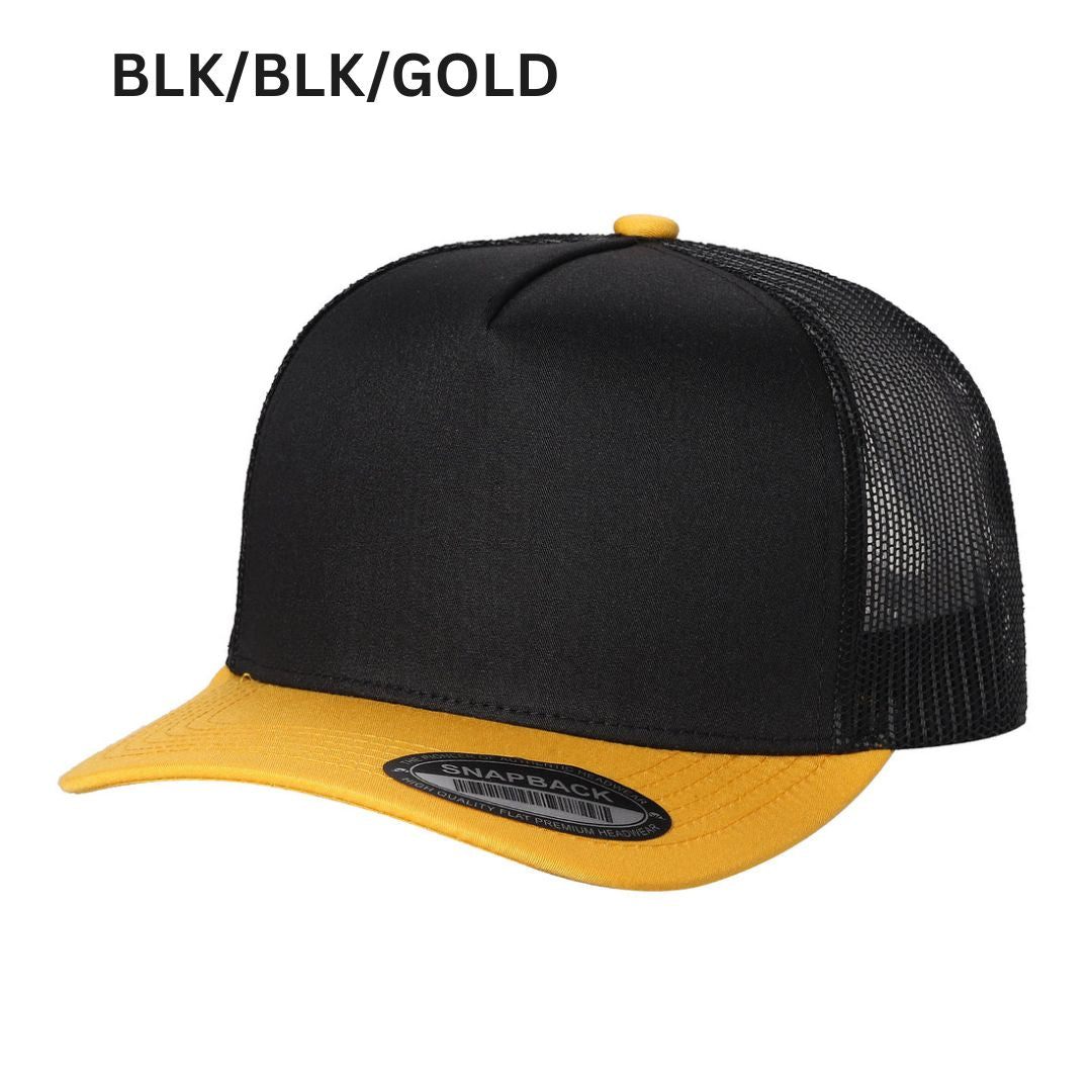 5panel Twill Crown Tracker Mesh Snapback 2tone 5trtm | Burzip Inc