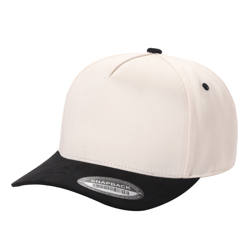5panel Twill Head Suede Bill Blank Caps Tcs | Burzip Inc