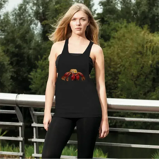 Red Crab Women's Loose Racerback Tank Top