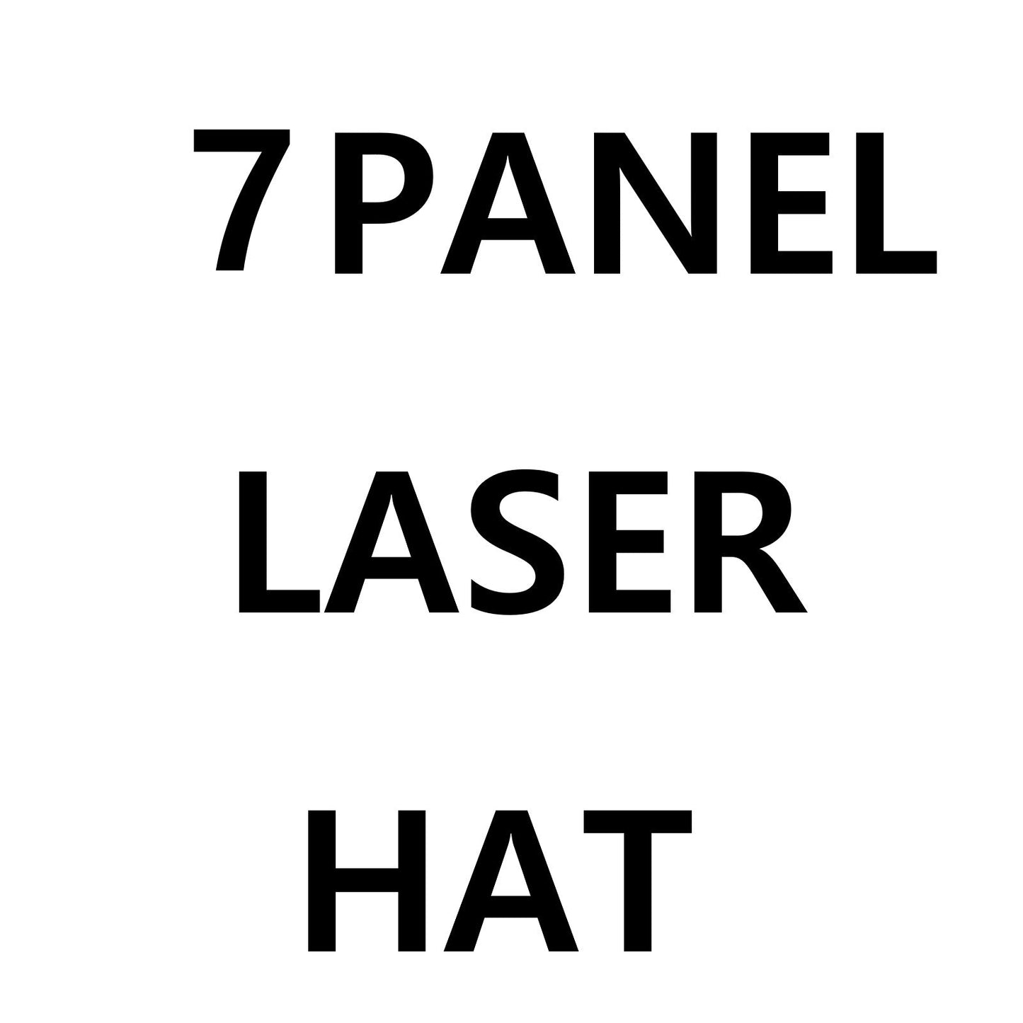 7panel Laser Vented Back Snapback Flatbill Cap 7laser | Burzip Inc