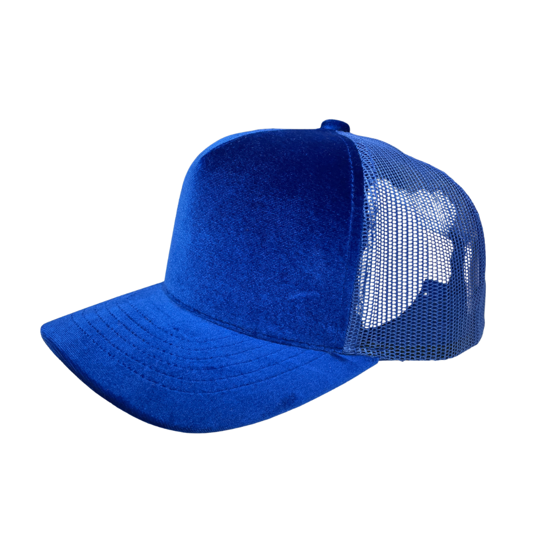 5panel Velvet W/mesh Back 5panel Cap Vvwy | Burzip Inc #VM