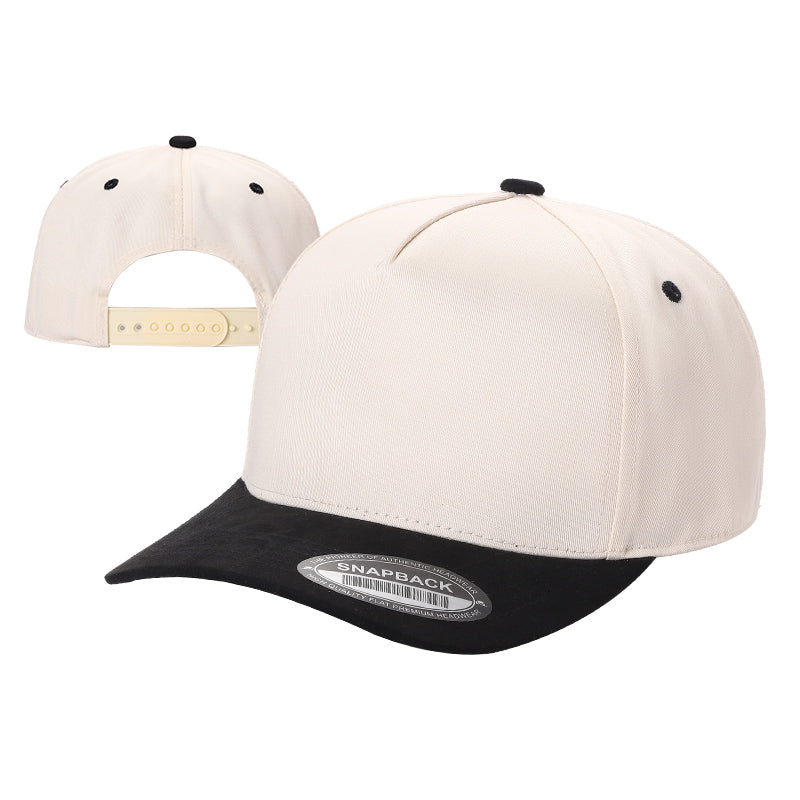 5panel Twill Head Suede Bill Blank Caps Tcs | Burzip Inc