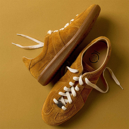 Retro Suede Elastic Band Shoes – Unisex Genuine Cowhide Casual Shoes
