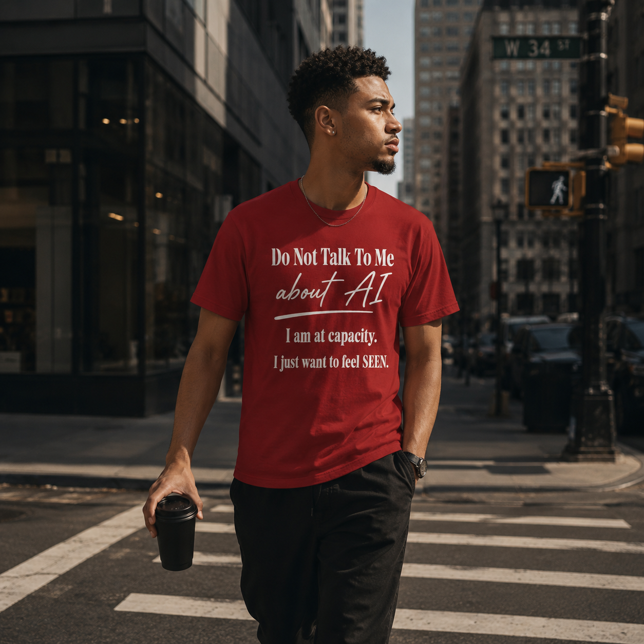 At Capacity. I Just Want To Feel SEEN. Tee